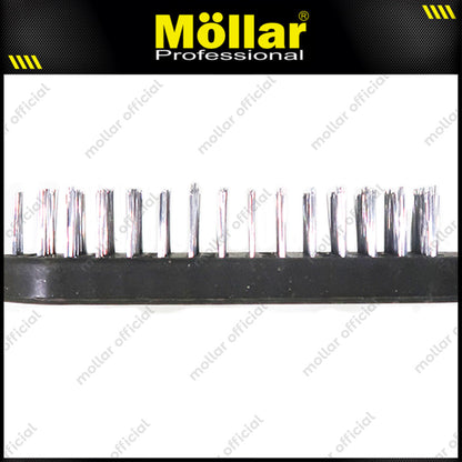 HDT D84300 Sikat Baja Gagang Plastik 6 Baris Hitam