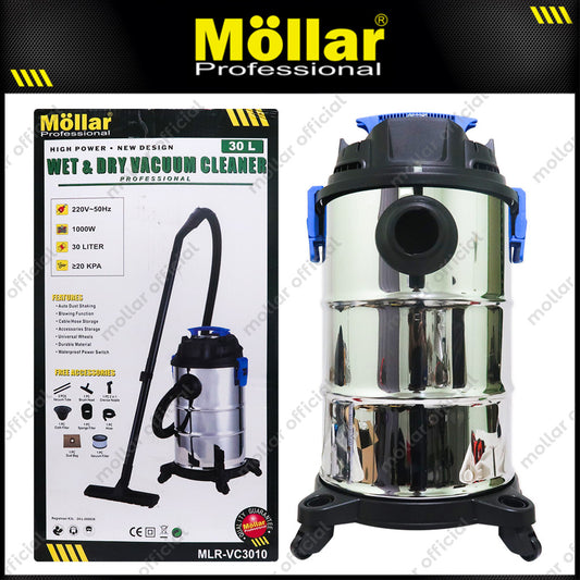 MOLLAR VC3010 Mesin Vacuum Cleaner Listrik 30 Liter